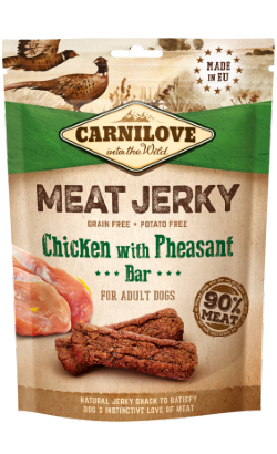 Carnilove Meat Jerky Chicken With Pheasant Bar