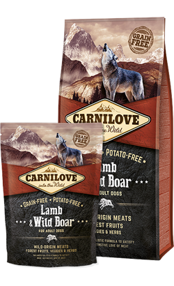 Carnilove Grain-Free Lamb & Wild Boar Adult Dog