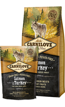 Carnilove Grain-Free Salmon & Turkey Adult Large Dog