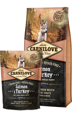 Carnilove Grain-Free Salmon & Turkey Puppy Large Breed