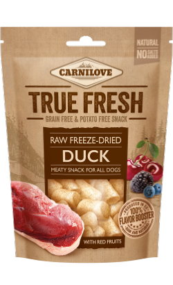 Carnilove True Fresh Raw Freeze-dried Duck with Red Fruits