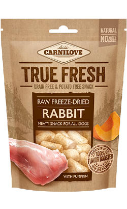 Carnilove True Fresh Raw Freeze-dried Rabbit with Pumpkin