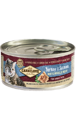 Carnilove Grain-Free Turkey & Salmon for Adult Cats | Wet (Lata)