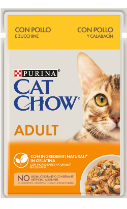 Cat Chow Adult Chicken & Courgette | Wet (Saqueta)