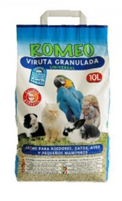 Substrato Cominter Litter Granulado Madeira Romeo 10 Litros