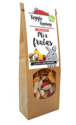 Suplemento para Roedores Cominter Veggie Toppings Mix de Frutas