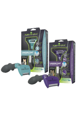 Escova Furminator Sub-Pelo| Pelo longo | Gato Escova Furminator Sub-Pelo| Pelo longo Gato - Produtos & Acessórios - Pentes & Escovas para Gatos