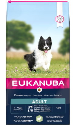Eukanuba Adult Small & Medium Breed | Lamb & Rice