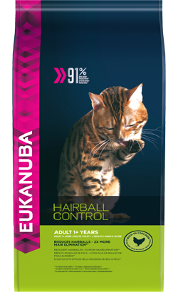 Eukanuba Cat Adult Hairball Control | Chicken