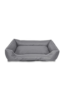 Eurosiam Cama Loft Rectangular Basket | Cinzento para cão Eurosiam Cama Loft Rectangular Basket | Cinzento para cão - Produtos & Acessórios - Camas & Casotas para Cães