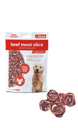 Eurosiam Dog Snack Beef Meat Slice