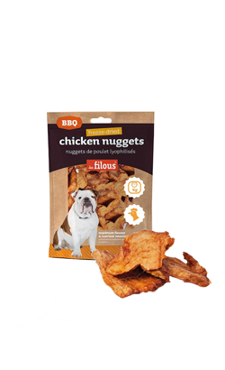 Eurosiam Dog Snack Chicken Nuggets BBQ
