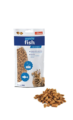 Eurosiam Cat Snack Crunchy Deep Sea Fish