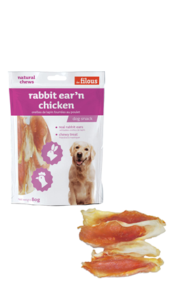 Eurosiam Dog Snack Rabbit Ear & Chicken