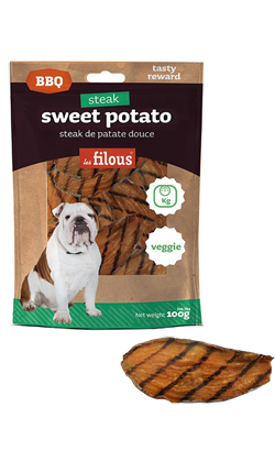 Eurosiam Dog Snack Steak Sweet Potatoes BBQ