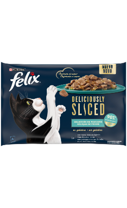 Felix Deliciously Sliced Seleção de Peixes | Wet (Saqueta)