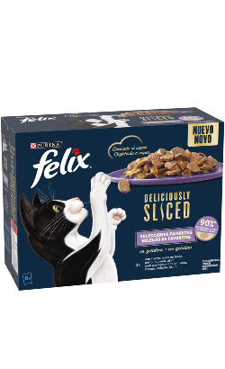 Felix Deliciously Sliced Seleção do Favoritos  Multipack | Wet (Saqueta)