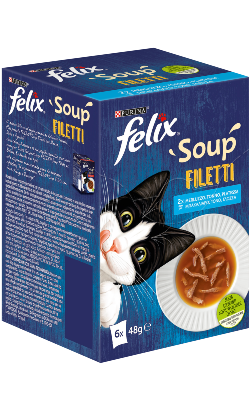 Felix Soup Filetti Seleção de Peixe | Wet (Saqueta)
