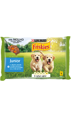 Friskies Junior com Frango e Cenouras em Molho | Wet (Saqueta)