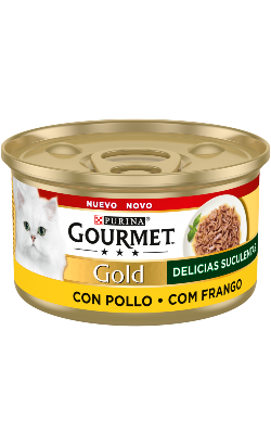Gourmet Gold Delícias Suculentas Frango | Wet (Lata)