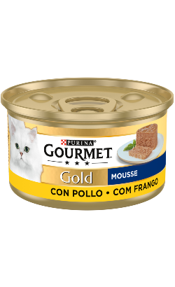 Ração húmida para Gatos Gourmet Gold Mousse de Frango | Wet (Lata) Alimento húmido para Gatos Gourmet Gold Mousse de Frango Wet (Lata) - Alimentação e Ração Regular para Gatos