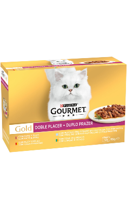 Gourmet Gold Seleção Duplo Prazer Multipack  12 | Wet (Lata)
