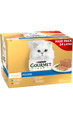 Gourmet Gold Seleção de Mousses Multipack 24 | Wet (Lata)