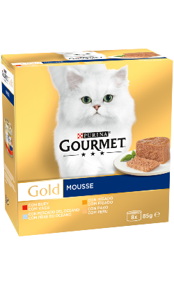 Gourmet Gold Seleção de Mousses Multipack 8 | Wet (Lata)