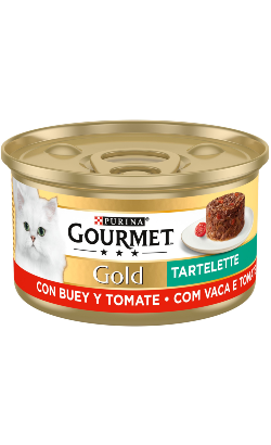 Gourmet Gold Tartelette de Carne de Vaca com Tomate | Wet (Lata)