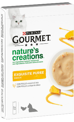 Gourmet Natures Creations Puré Snacks Frango & Abóbora | Wet (Saqueta)