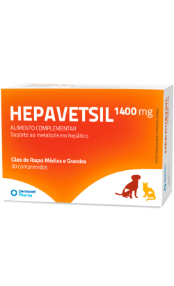 Hepavetsil 1400 mg | Raças Médias e Grandes