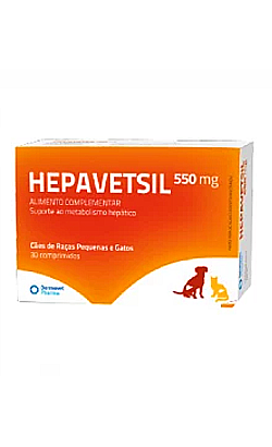 Hepavetsil 550 mg | Raças Pequenas e Gatos