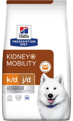 Hills Prescription Diet Canine Kidney + Mobility k/d + J/d