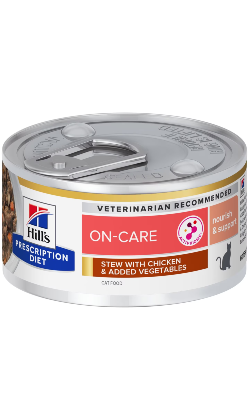 Hills Prescription Diet Feline On-Care Stew with Chicken & Vegetables | Wet (Lata)	
