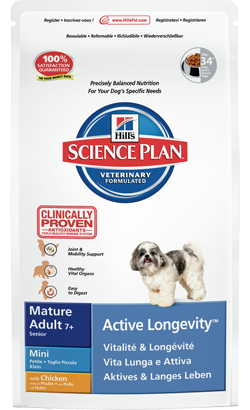 Hills Science Plan Dog Mature Adult Active Longevity Mini Chicken Hills Science Plan Dog Mature Adult Active Longevity Mini Chicken