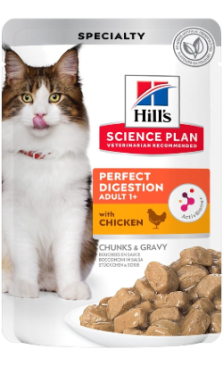Hills Science Plan Cat Perfect Digestion Adult with Chicken | Wet (Saqueta)