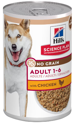 Hills Science Plan Dog Adult No Grain with Chicken | Wet (Lata)