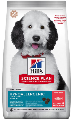 Ração para Cão Hills Science Plan Dog Large Adult Hypoallergenic with Salmon & Tuna Ração para Cão Hills Science Plan Dog Large Adult Hypoallergenic with Salmon & Tuna - Alimentação e Rações para Cães