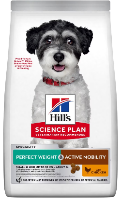 Hills Science Plan Dog Perfect Weight & Active Mobility Small & Mini Adult