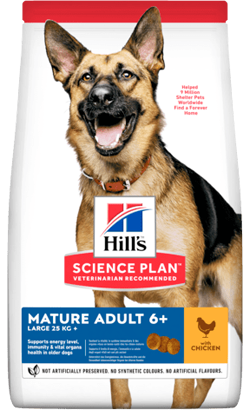 Hills Science Plan Dog Large Breed Mature Adult 6+ with Chicken