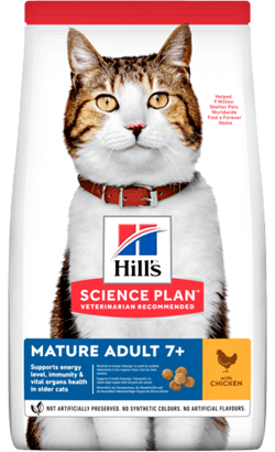 Hills Science Plan Mature Adult 7+ Cat with Chicken