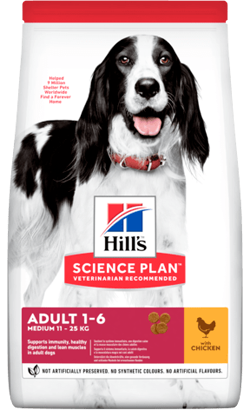 Hills Science Plan Dog Medium Adult with Chicken