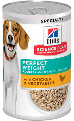 Hills Science Plan Dog Perfect Weight with Chicken & Vegetables| Wet (Lata)