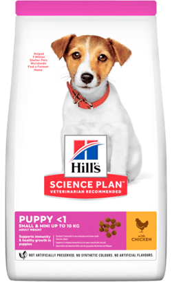 Hills Science Plan Small & Mini Puppy with Chicken 