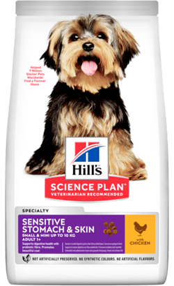 Hills Science Plan Dog Sensitive Stomach & Skin Small & Mini Adult with Chicken