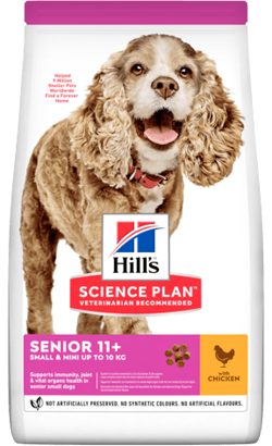 Hills Science Plan Dog Small & Mini Senior 11+ with Chicken