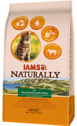 Iams Naturally Cat Adult Lamb & Rice