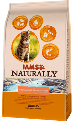 Iams Naturally Cat Adult Salmon & Rice