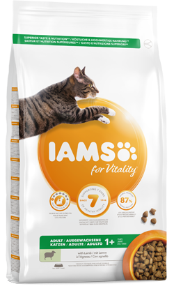 Iams for Vitality Adult Cat Food with Lamb