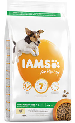 Iams for Vitality Adult Small and Medium Breed Dog Food with Chicken